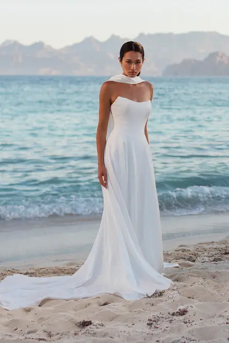 Allure Topper style CP71, bridal accessory at The Castle Prom and Bridal in Spartanburg, SC