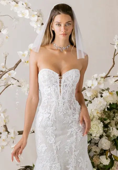 Morilee Birdcage Veil with Blusher, style 1010010, bridal accessory at The Castle Prom and Bridal in Spartanburg, SC