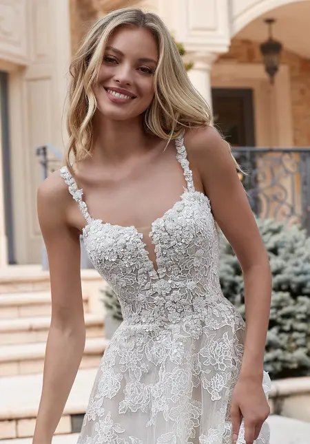 Morilee Beaded Net Straps, bridal accessory at The Castle Prom and Bridal in Spartanburg, SC