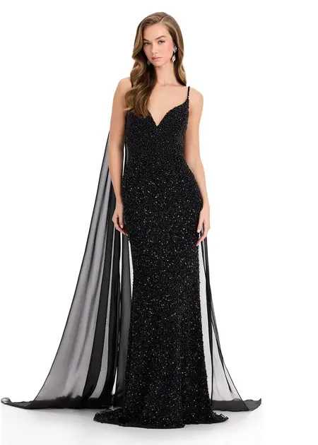 Ashley Lauren style 1868 prom dress at The Castle Prom and Bridal in Spartanburg, SC