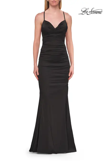 La Femme style 33193 prom dress at The Castle Prom and Bridal in Spartanburg, SC