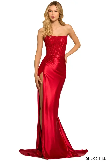 Sherri Hill style 55419 prom dress at The Castle Prom and Bridal in Spartanburg, SC