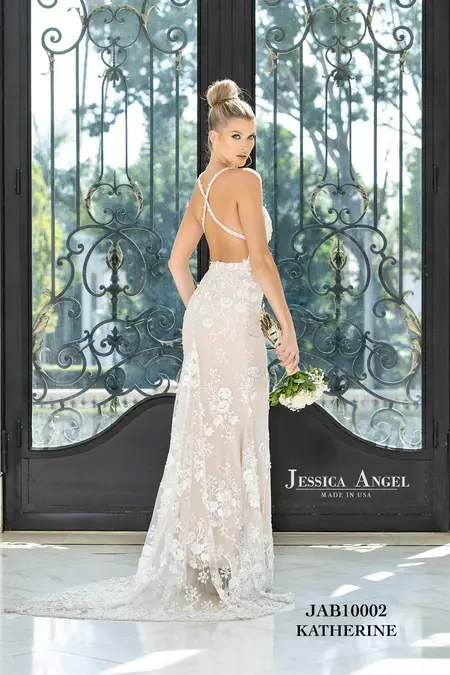 Jessica Angel style JA10002 wedding gown at The Castle Prom and Bridal in Spartanburg, SC
