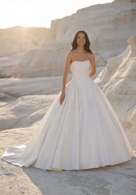 Morilee Tinsley Wedding Dress, style 1050025, wedding gown at The Castle Prom and Bridal in Spartanburg, SC