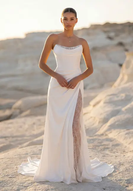 Morilee Tréville Wedding Dress, style 1050036, wedding gown at The Castle Prom and Bridal in Spartanburg, SC