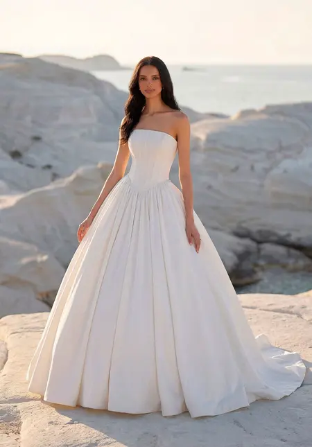 Morilee Tirène Wedding Dress, style 1050040, wedding gown at The Castle Prom and Bridal in Spartanburg, SC